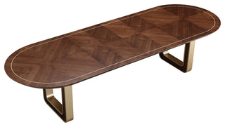 Houston Oval Dining Table, Walnut