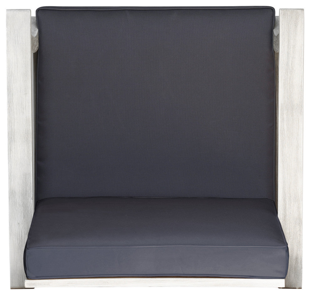 Abena Outdoor Acacia Wood Club Chair