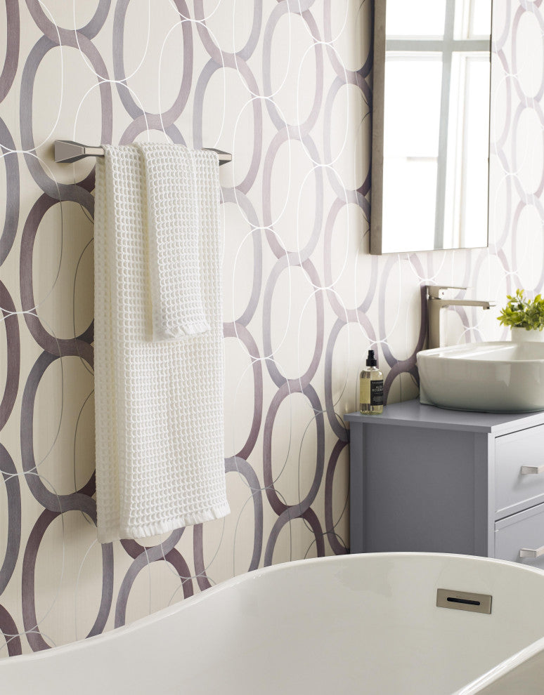 Amerock Blackrock Contemporary Towel Bar, Brushed Nickel, 18" Center-to-Center
