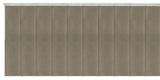 Alabaster 12-Panel Track Extendable Vertical Blinds 140-260"W