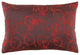 Surya Pedal Power PDP-006 22"x22" Pillow Kit, Dark Red/Charcoal