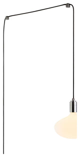 Oval II With Graphite Plug-In Pendant