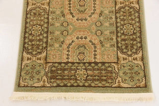 Unique Loom Light Green Hamilton Palace 2' 0 x 6' 0 Runner Rug