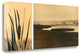 32" By the Water Sepia Tone Giclee Wrap Canvas Wall Art