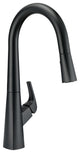 Vaughn Single Handle Pull-Down Kitchen Faucet, Satin Black