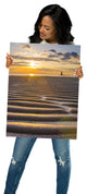 Sandbars Landscape Photograph, Beach Unframed Wall Art Print, 18" X 24"