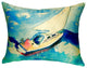 Sailboat No Cord Pillow - Set of Two 16x20