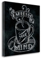 "Espresso Your Mind No Border" By Mary Urban, Giclee on Gallery Wrap Canvas