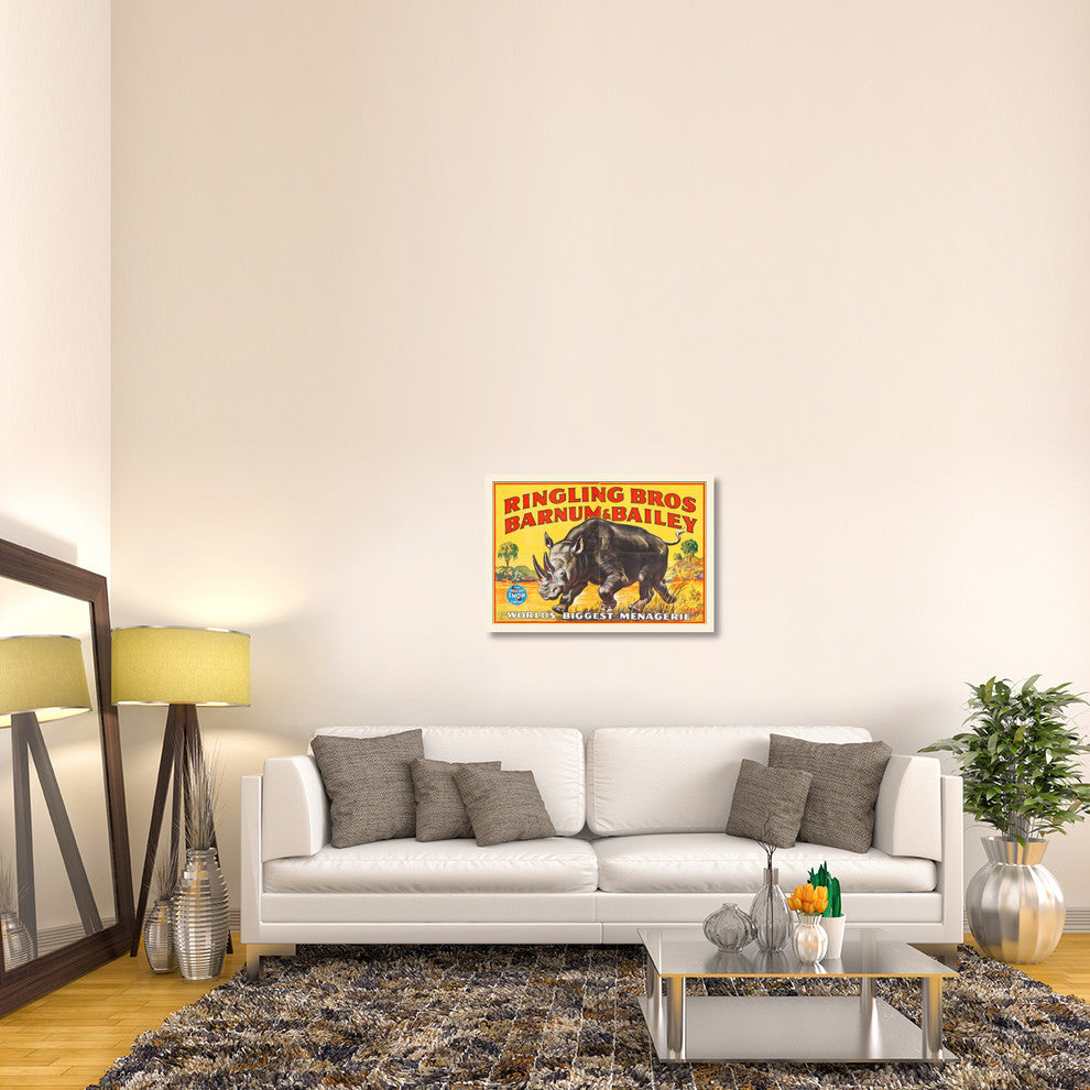 "Circus 1940" Stretched Canvas Giclee by Hollywood Photo Archive, 36x25"