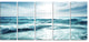 "Seychelles Beach at Sunset" Canvas Print, 5 Panels