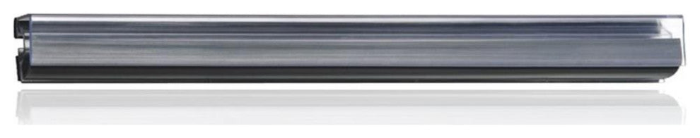 Ghent''s Plastic 36" Hold Up Display Rail 6 Pack in Clear & Gray