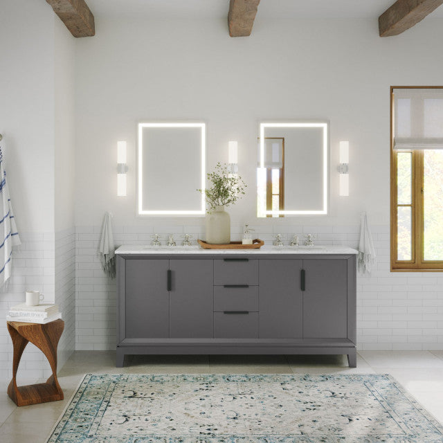 Aero Bath Light, Brushed Nickel