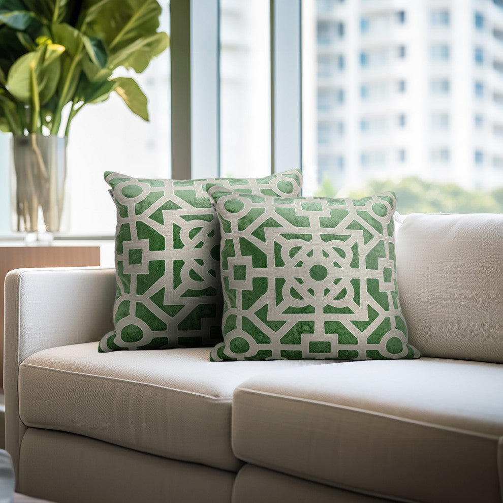Parkland Collection Hazel Green/Sage Throw Pillow