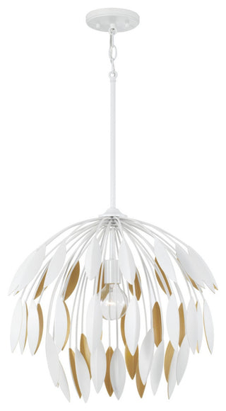Margeaux One Light Pendant in Matte White
