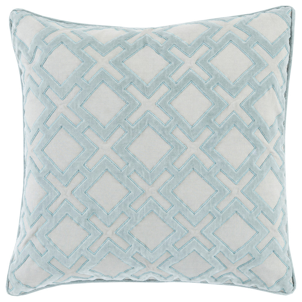 Alexandria Pillow 18x18x4, Down Fill
