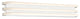 Trio 37" LED Bathroom Vanity & Wall Light 3000K, Chrome