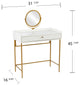 Viviana Vanity Table With Mirror