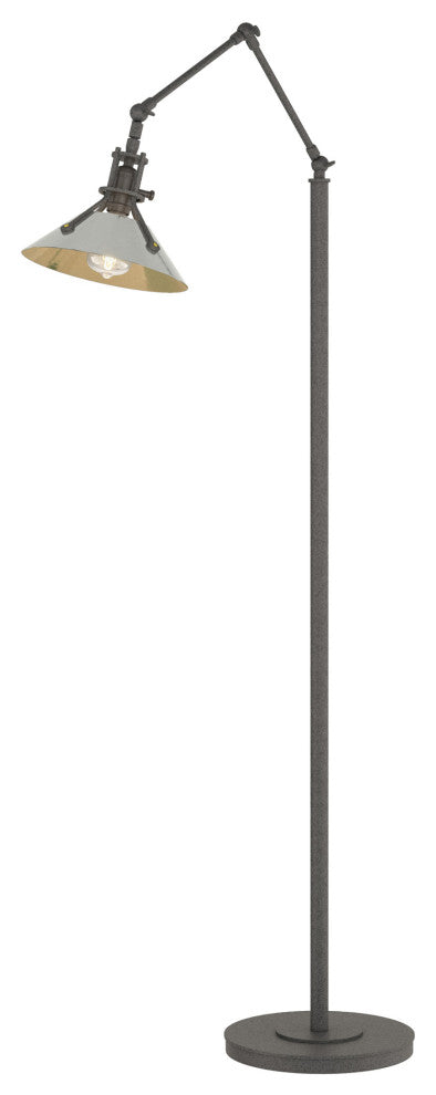 Henry Floor Lamp, Natural Iron, Sterling Accents