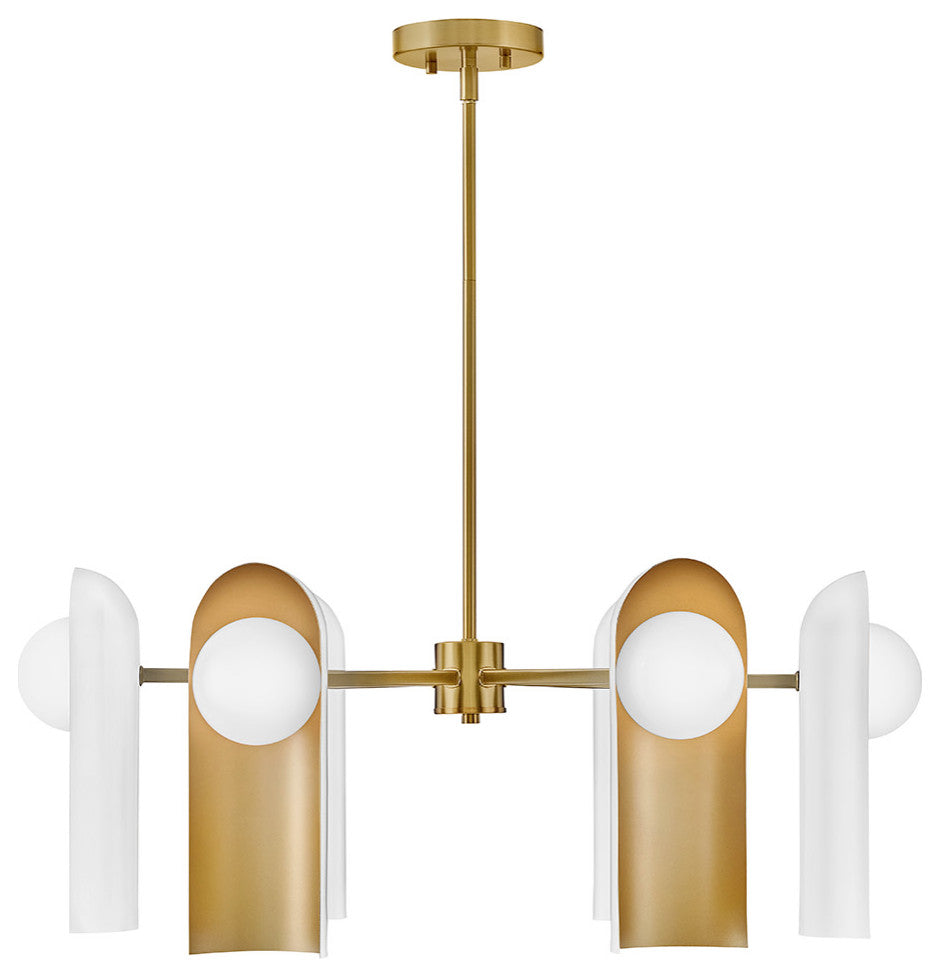 Lark Zuri Medium Single Tier, Lacquered Brass