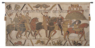Bayeux Mont St Michael, Wall Tapestry, 36"x66"