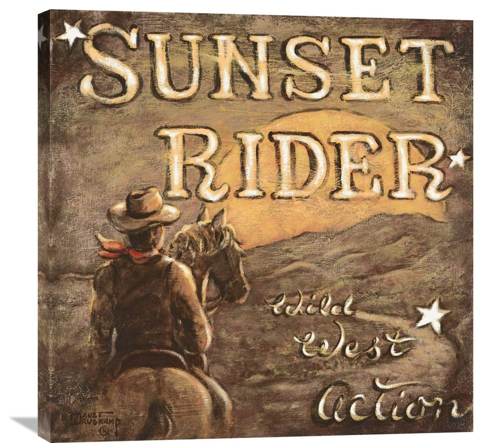 "Sunset Rider" Artwork, 30" x 30"