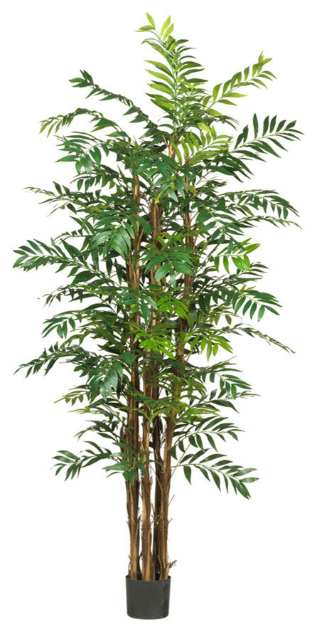 7' Bamboo Palm Silk Tree