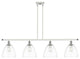 Innovations 516-4I-WPC-GBD-92 4 Light Island Light, White, Polished Chrome