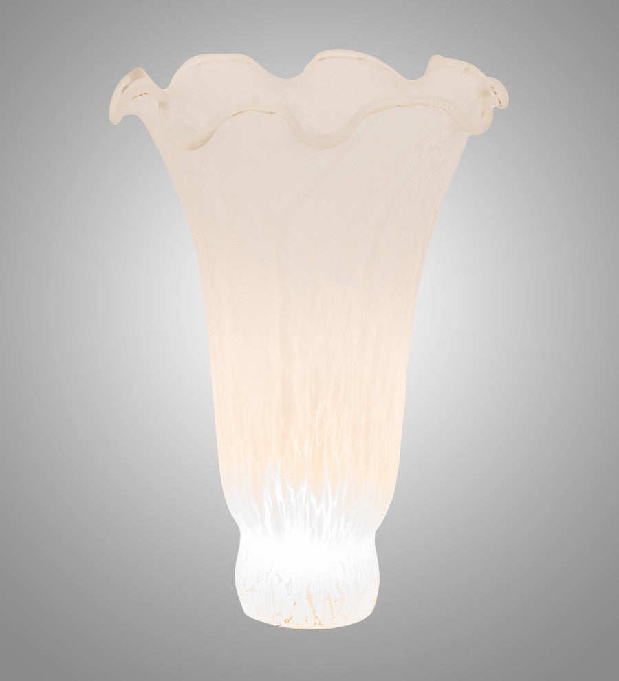 Meyda lighting 10171 4"W X 6"H White Pond Lily Shade