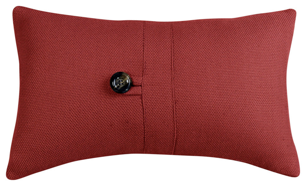 Prescott Small Red Pillow, 10x17