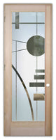Interior Prehung Door or Interior Slab Door - Interval - Douglas Fir (stain...