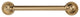 Sumner Street Home Hardware Minted Pull, Medium, Satin Brass