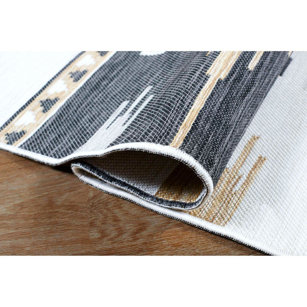 Plaza Navajo Area Rug, Neutral, 2'x3'