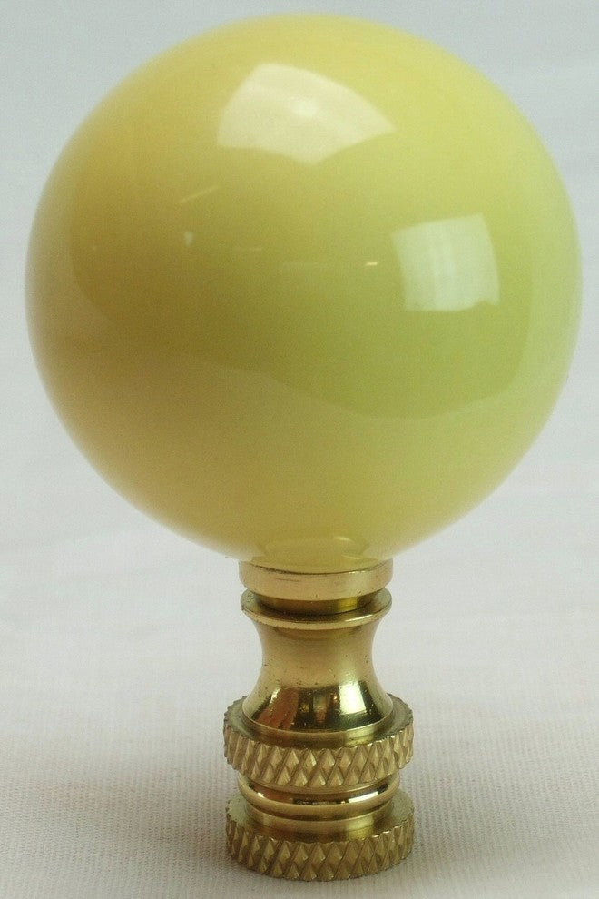 Buttercup Ceramic Ball Lamp Finial 2.25"h