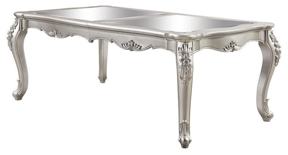 ACME Bently Dining Table, Champagne Finish
