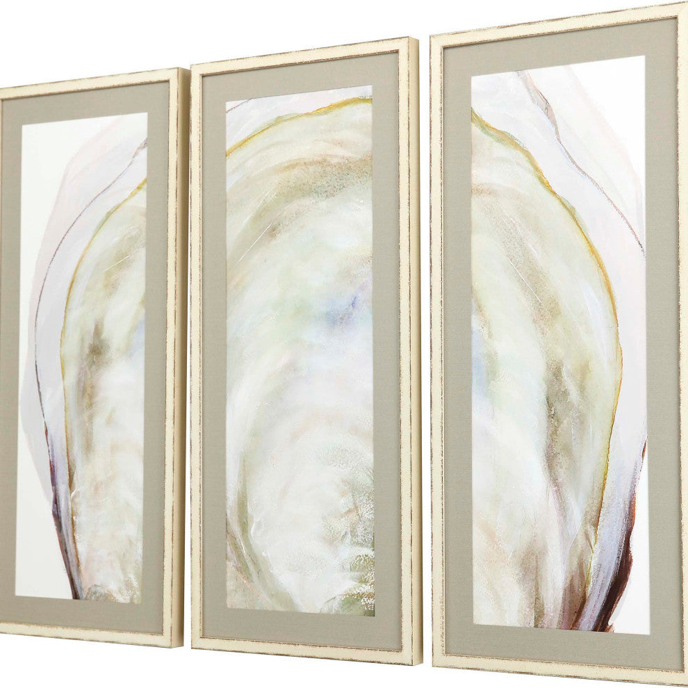 Oyster Shell Art, 3-Piece Set