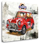 "British Car" By Bresso Sola, Giclee Print on Gallery Wrap Canvas, Ready to Hang