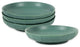 Stone Lain Rio Stoneware Pasta Bowl Set of 4, Green