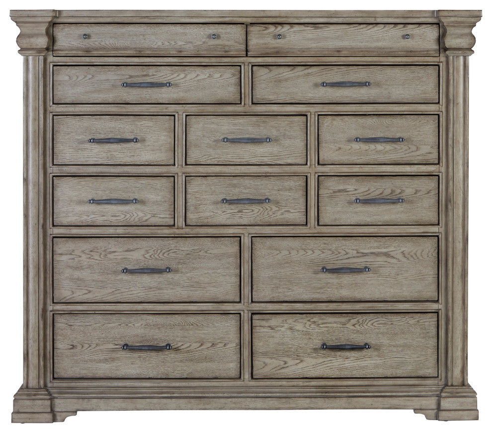 Madison Ridge 14 Drawer Master Chest in Heritage Taupe by Pulaski Furniture