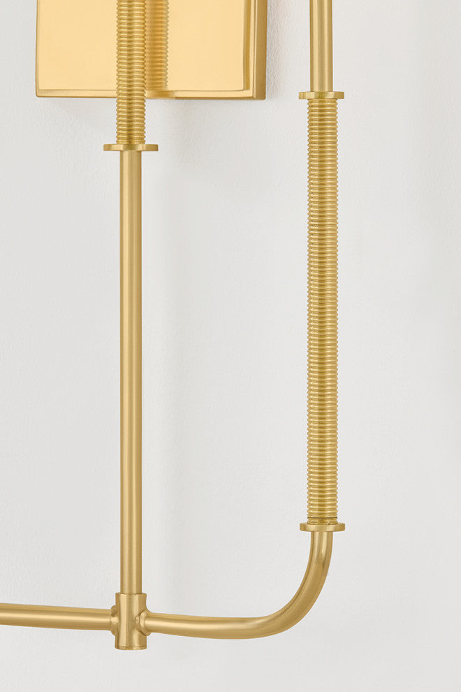 Hudson Valley Lighting Glenmont Wall Sconce, Aged Brass