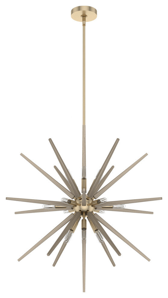 30" Jupiter Star Alturas Gold 18-Light Pendant