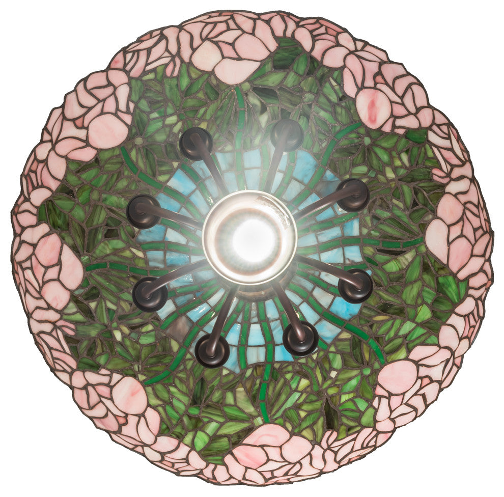 22 Wide Cabbage Rose Pendant