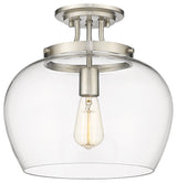 Z-LITE 473SF13-BN 1 Light Semi Flush Mount, Brushed Nickel