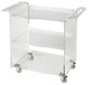Butler Crystal Clear Acrylic Trolley Server