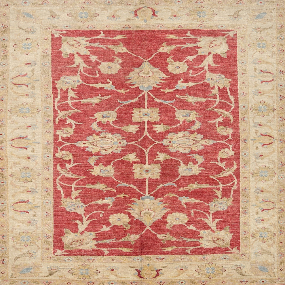 Ahgly Company Indoor Square Traditional Area Rugs, 7' Square