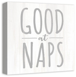 Good At Naps 16x16 Canvas Wall Art