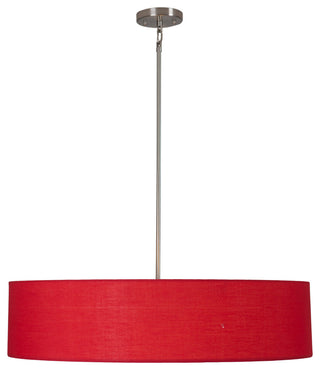 Lyell Forks 5-Light Pendant, Shade: Chili Pepper Red