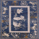 Ahgly Company Indoor Square Mid-Century Modern Area Rugs, 8' Square