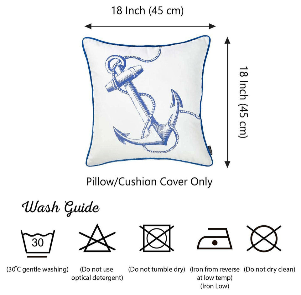 18" Multicolor Throw Pillow