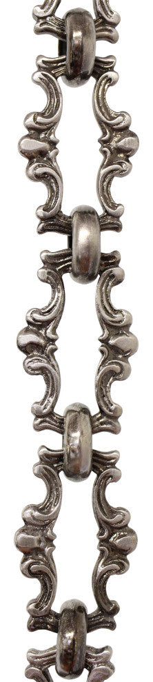 RCH Hardware Brass Vintage Chandelier Chain, Various Finishes, Antique Nickel, W