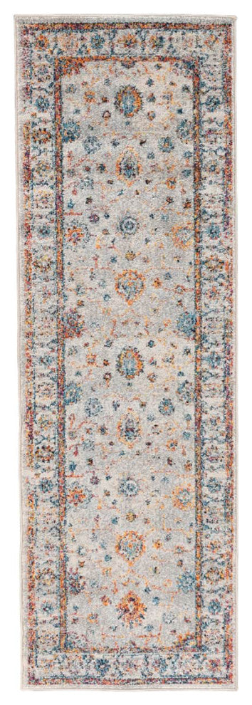 Montana Estrel Runner, Ivory, 2'7" x 8', Bordered